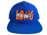 Long Island Offset Snapback (Blue/Orange/White)