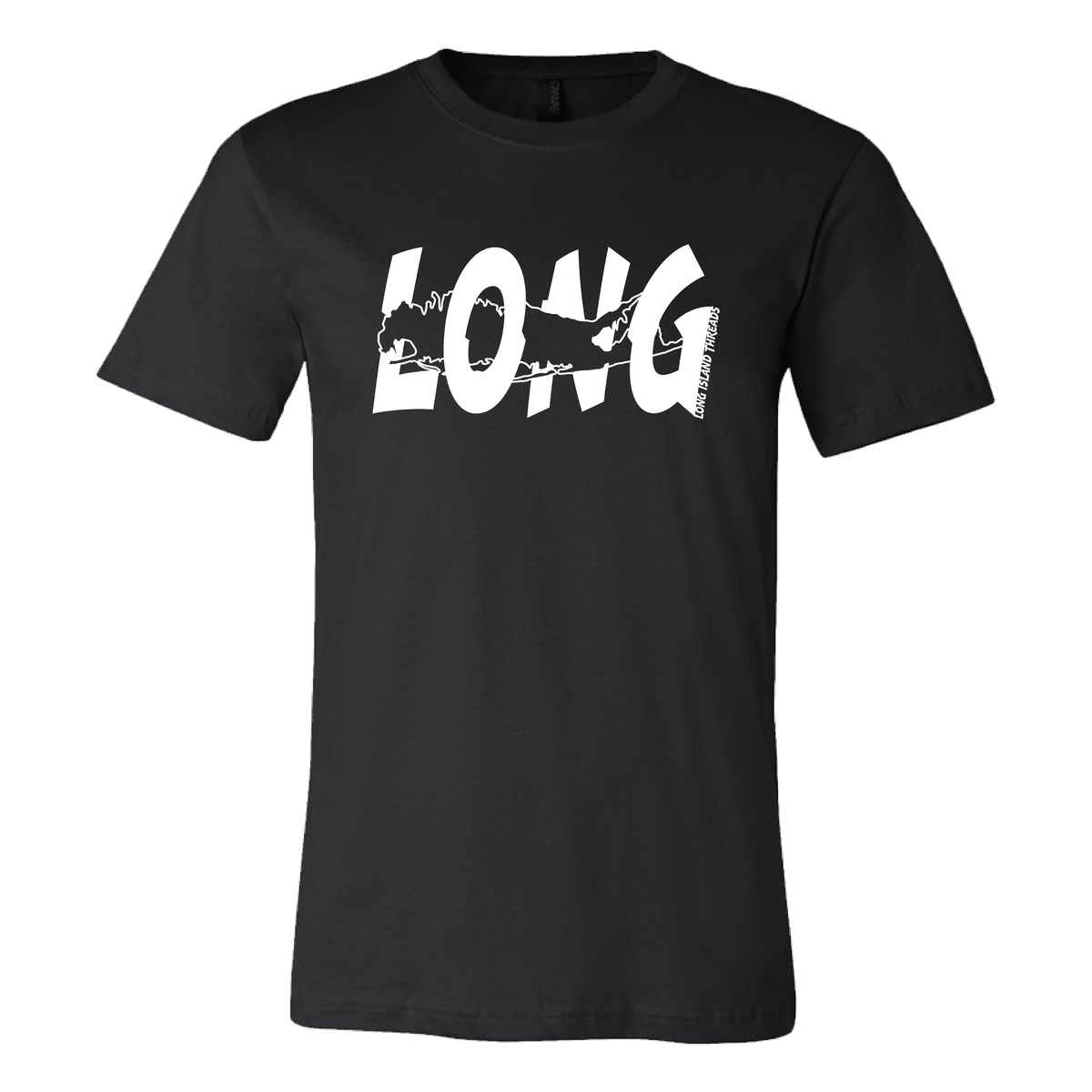 LI Offset T-Shirt (Black) – Long Island Threads