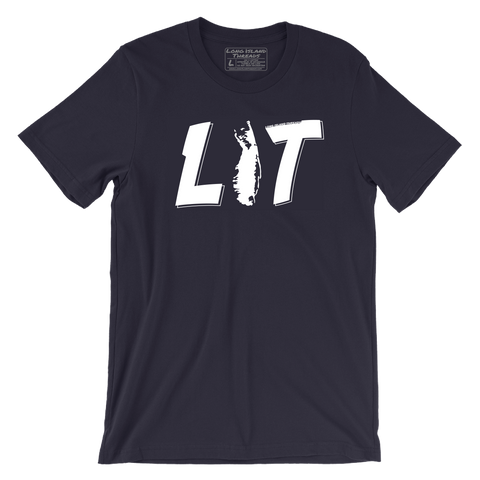 Straight Up LIT T-Shirt (Navy)