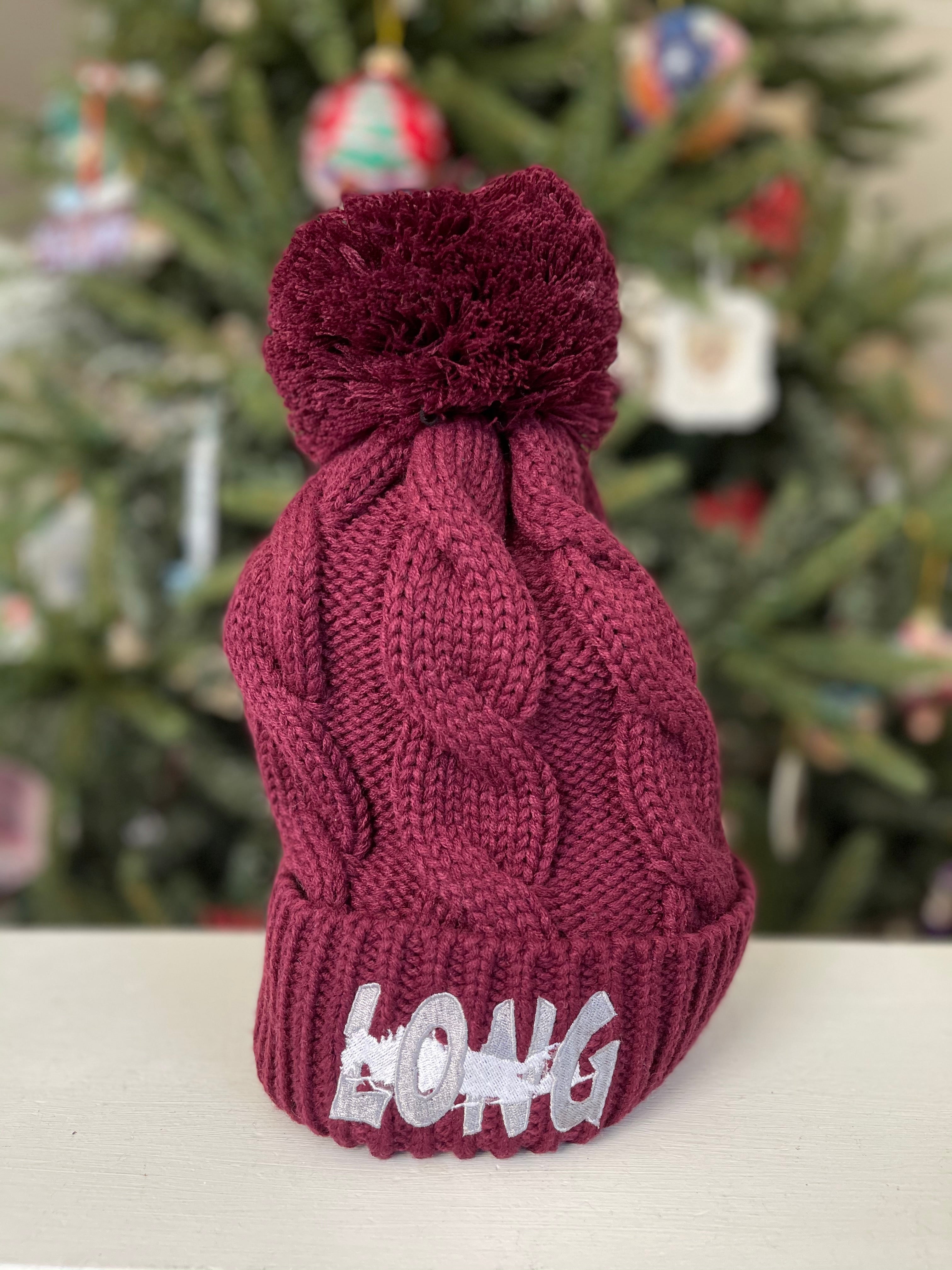 LI Offset Twist Knit Beanie – Long Island Threads